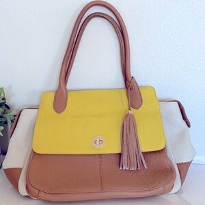 Isaac Mizrahi Shoulder Bag with Tassel Detail